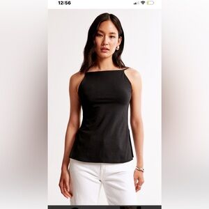 Abercrombie Apron Top Size Small in Black